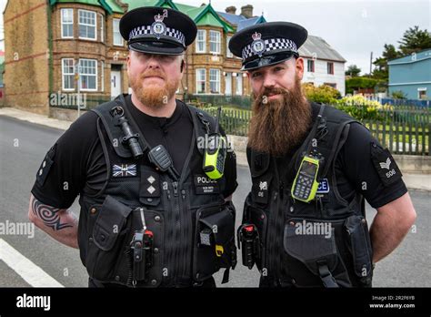 Friendly Bearded Police Officers Are Ready To Answer Tourists