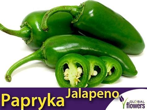 Papryka Ostra Jalapeno Tam Zielona Capsicum Annuum Nasiona Papryki