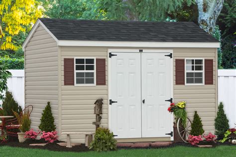 Custom Vinyl Sided Storage Sheds For Sale See Prices