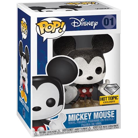 Funko Pop Mickey Mouse Diamond Hot Topic Vaulted Arena Games Loja Geek