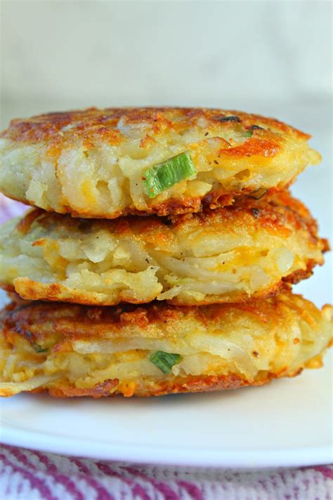 Crispy Cheesy Hash Brown Patties - My Incredible Recipes