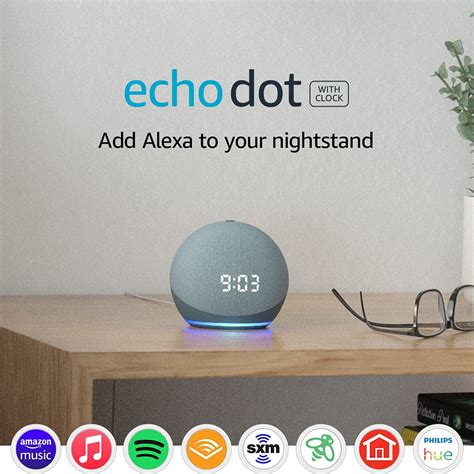 Echo Dot 4th Gen Smart Speaker With Clock And Alexa Twilight Blue Buy Online In United