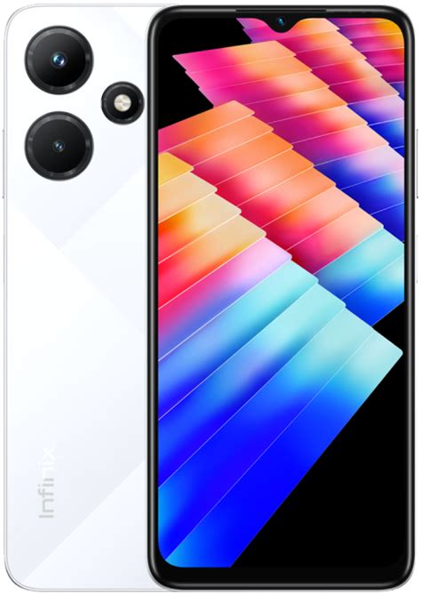 Смартфон INFINIX HOT 30i 4 128Gb Белый купить по цене 2 990 рублей в