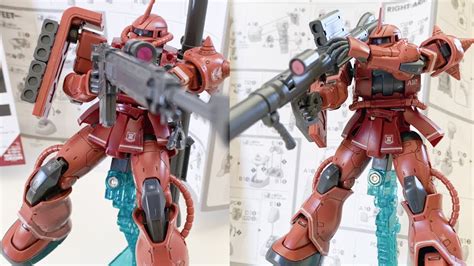 REVIEW HGGTO 1 144 Char S Zaku II Red Comet Ver YouTube