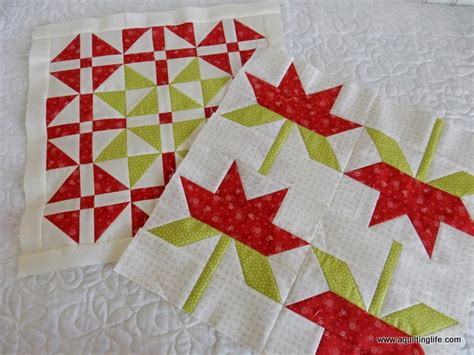 Red and Green Quilt Blocks | A Quilting Life - a quilt blog