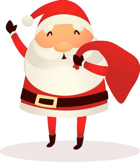 Premium Vector Illustration Of Santa Claus Bringing Gifts In