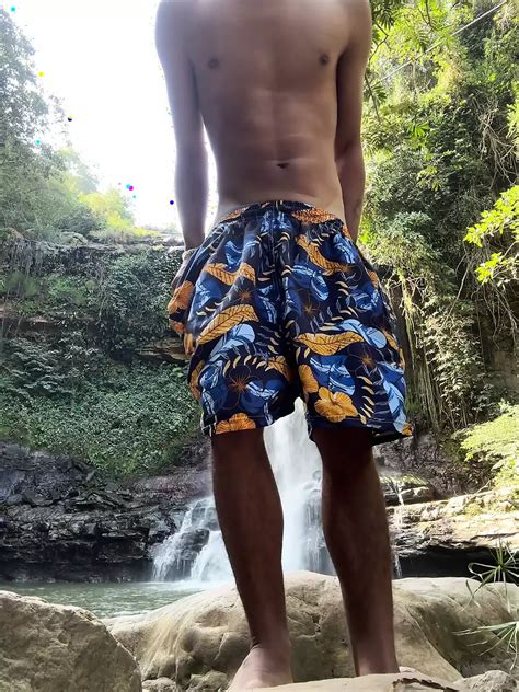 This Guy Touches His Ass And Cums In A Waterfall Colombian Gay Porn By