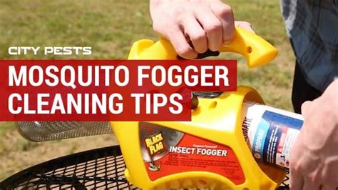 How Do You Clean A Mosquito Fogger Keep Your Fogger Maintained