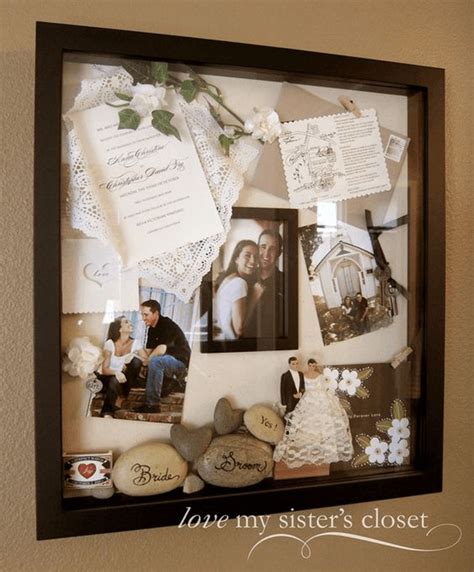 Diy Wedding And Honeymoon Project Ideas Wedding Shadow Box Wedding