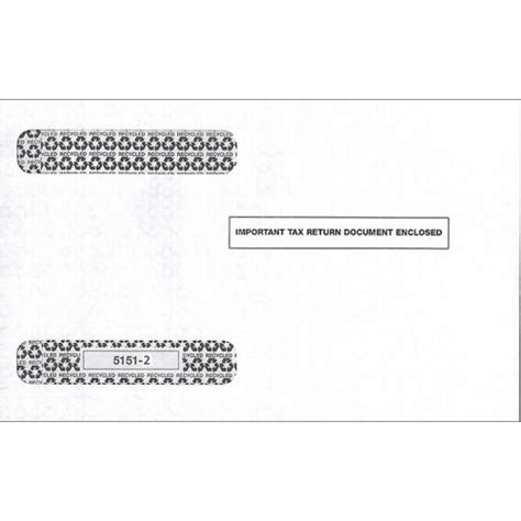 Up Horiz Laser W Double Window Envelope Self Seal