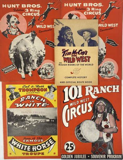 Collection Of Wild West Show Programs Feb 12 2022 Freedom Auction