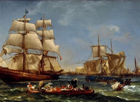 A Painting Of La Barca De Aqueronte By Felix Stable Diffusion OpenArt