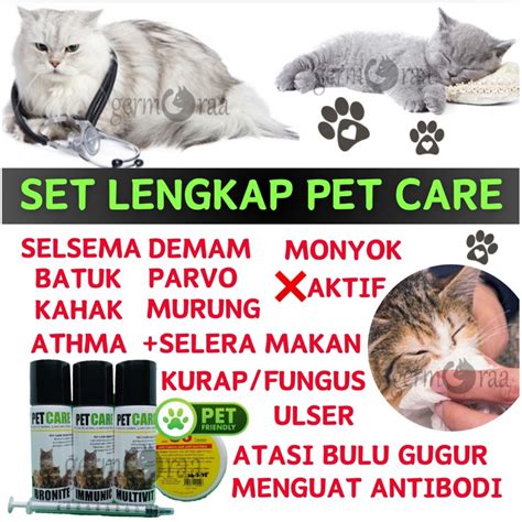 Ubat Selsema Bersin Selsema Cat Flu Medicine Kucing Parvo Demam Batuk