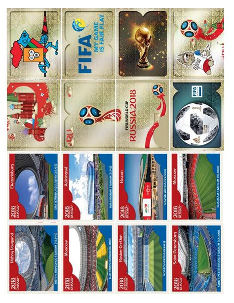 Stickers Album Panini Fifa World Cup Russia 2018 International