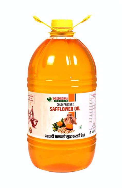 L Cold Pressed Safflower Oil Litre At Rs Bottle In Karad Id