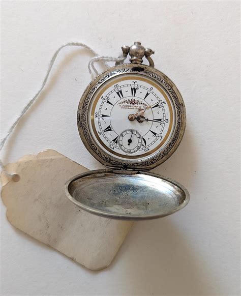 Lot Antique Turkey Silver Serkisoff Constantinople Pocket Watch