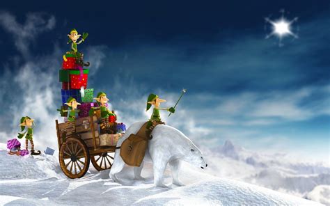 Polar Bear Christmas Wallpapers - Top Free Polar Bear Christmas Backgrounds - WallpaperAccess