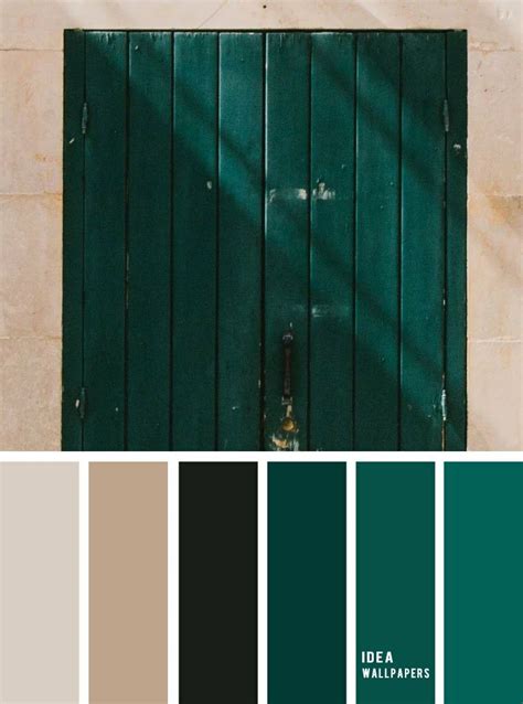 Using Dark Emerald Green Paint Color To Create A Unique And Elegant