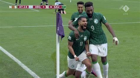 هدف صالح الشهري الرائع لمنتخب السعودية في مرمى الأرجنتين فيديو