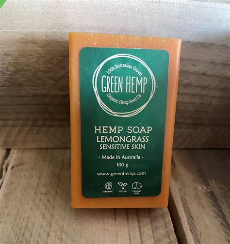 Soap Bars Lemongrass Lavender Unscented Hemp Soap — Green Hemp Australia