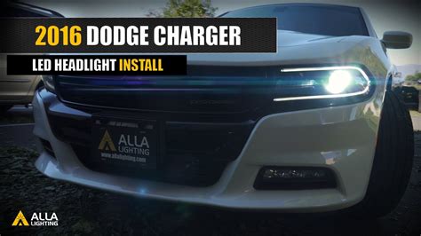 How To Replace Upgrade 2016 2020 Dodge Charger Led Headlights Bulbs Youtube