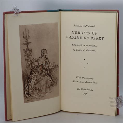 Memoirs of Madame Du Barry. - Frost Books and Artifacts Limited