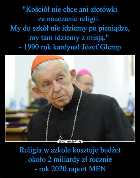 Kościół nie chce ani złotówki za nauczanie religii My do szkół nie