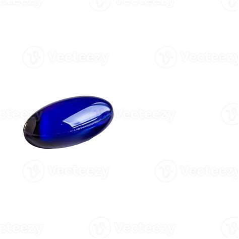 Single Blue Pill Without Background 56168224 Png