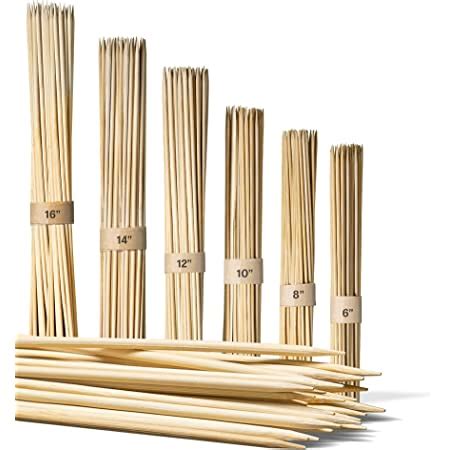 Amazon Decorrack Natural Bamboo Skewer Sticks Natural Wood