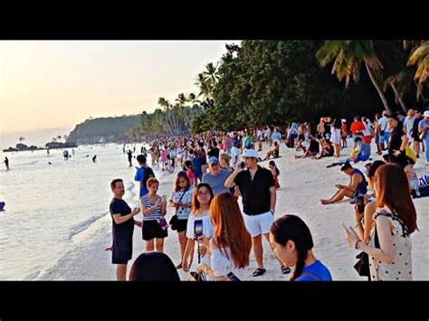 This Is Boracay White Beach On April Ang Daming Tao Basta Pag