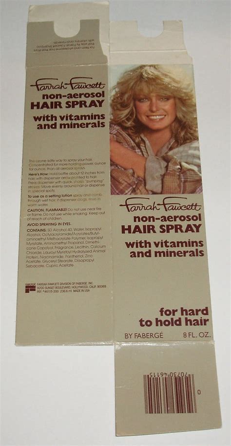 Farrah Fawcett Hair Spray Dan Goodsell Flickr