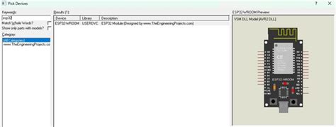 ESP32 Library For Proteus The Engineering Projects