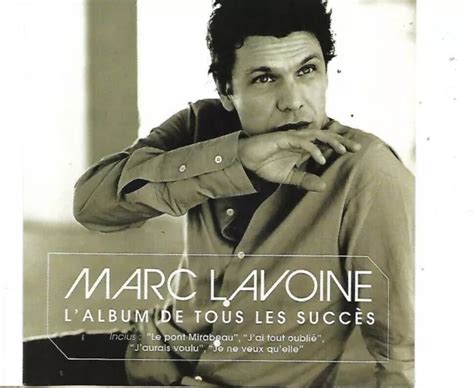 [cd Boitier Cristal] Marc Lavoine Lalbum De Tous Les Succès Eur 5 00