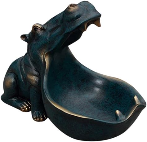 Hippo Key Bowl For Entryway Table Decorative Tray Unique