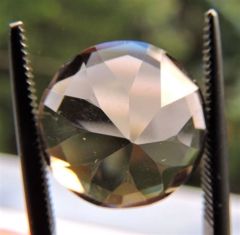 5 95ct VVS FACETED BRAZILIAN SMOKEY QUARTZ GEMSTONE