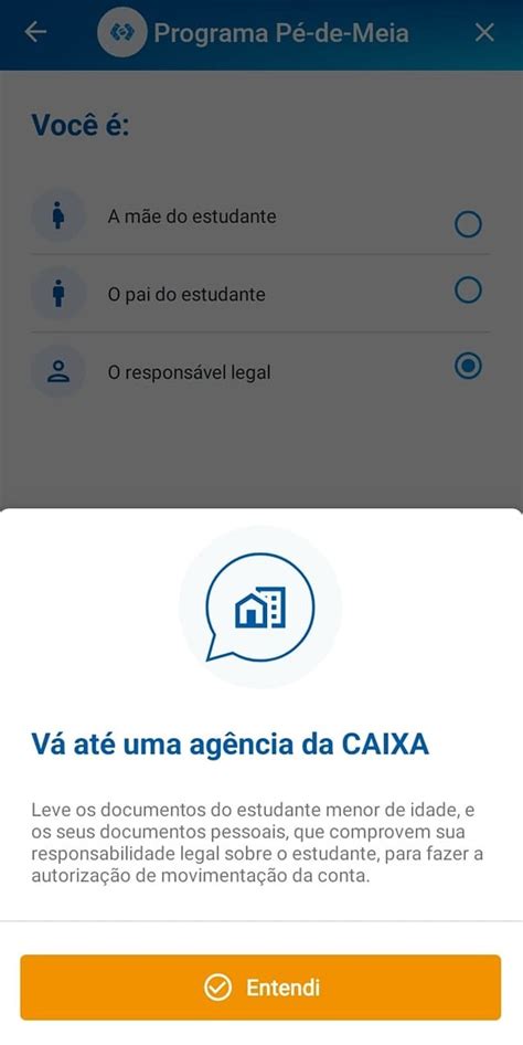 P De Meia Como Desbloquear O Caixa Tem Para Receber