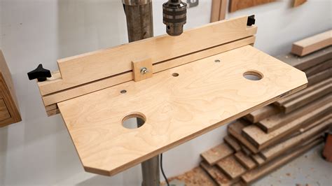 How To Make A Simple Drill Press Table Ibuildit Ca