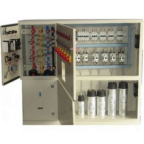 Three Phase Mild Steel Automatic Power Factor Control Panel Box V