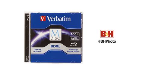 Verbatim M Disc Bdxl 100gb 4x Blu Ray Discs 98912 Bandh Photo Video