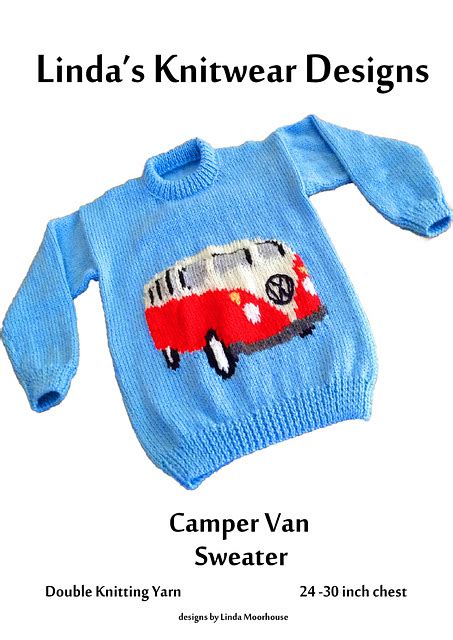 Ravelry Rv Campervan Motif Sweater Pattern By Linda Moorhouse