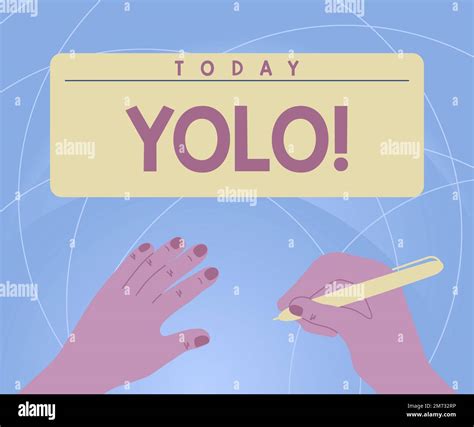 Text Caption Presenting Yolo Business Idea Stand For You Only Live