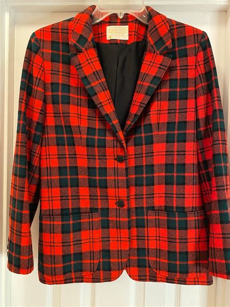 Vintage Pendleton Red Tartan Gem