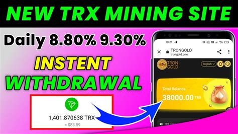 New Trx Earning Website 2023 Trx Platform Withdrawal Proof 2023 L