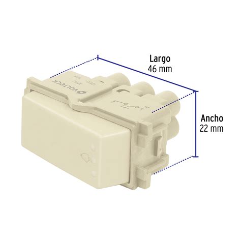 48099 APTI I TRUPER Volteck Interruptor para timbre línea Italiana