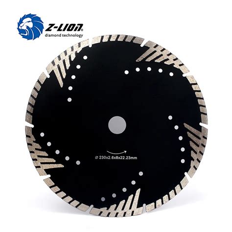 Z LION 230mm Diamond Cutting Disc Granite Marble Saw Blade Turbo