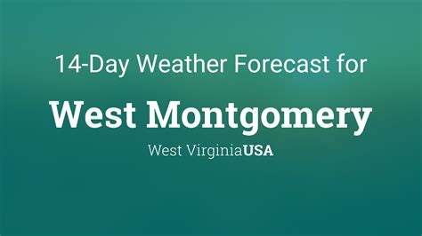 West Montgomery, West Virginia, USA 14 day weather forecast