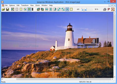 JPEGcrop screenshot and download at SnapFiles.com