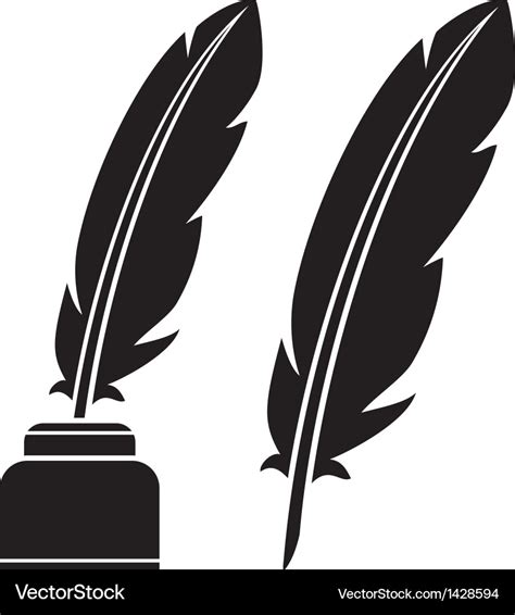 Feather Royalty Free Vector Image Vectorstock