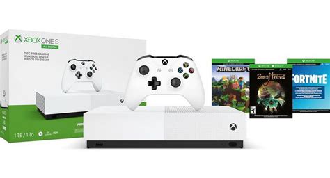 Microsoft Xbox One S 1 Tb All Digital Edition Fortnite Minecraft