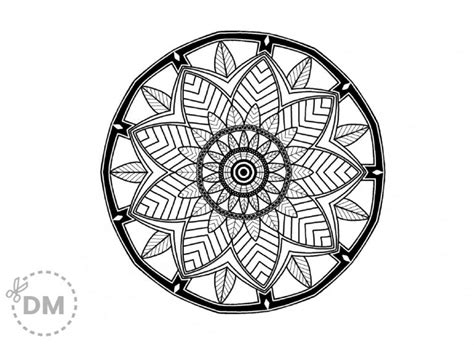 Free Tribal Mandala To Color And Print Diy